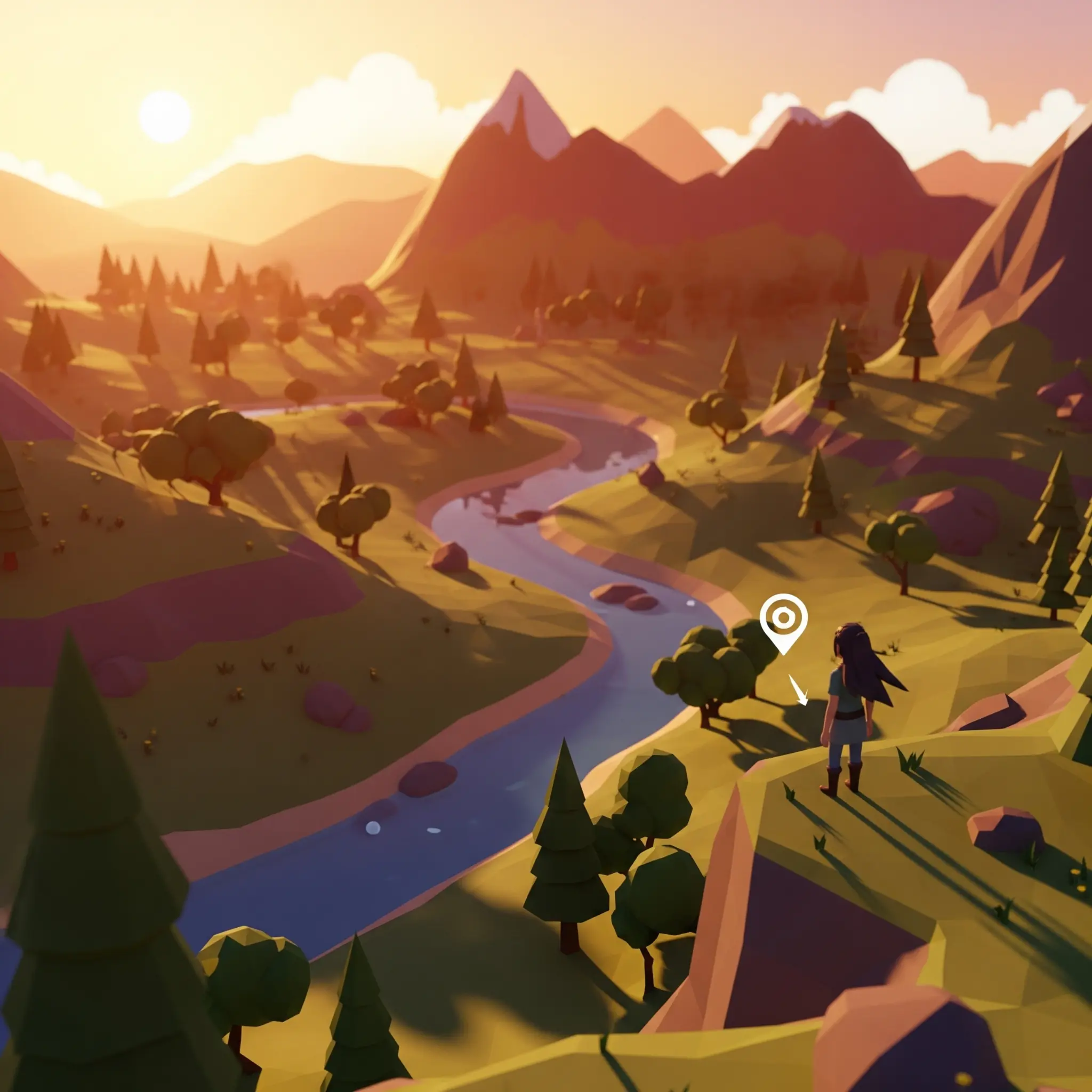Open world prototype screenshot